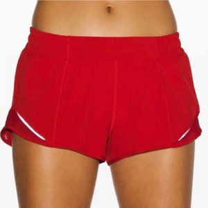 lulemon hotty hot red size 2 2.5"